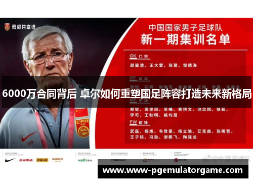 6000万合同背后 卓尔如何重塑国足阵容打造未来新格局
