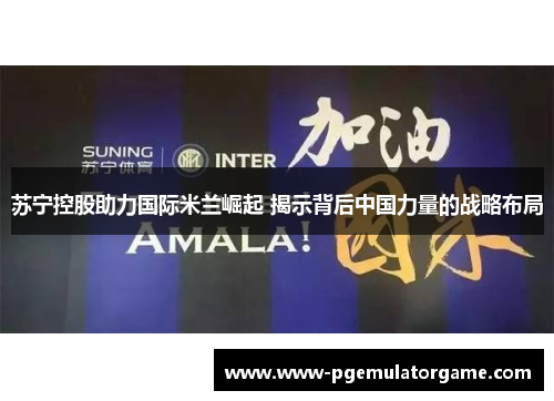 苏宁控股助力国际米兰崛起 揭示背后中国力量的战略布局