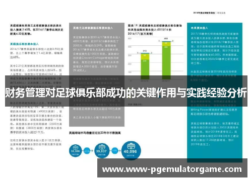 财务管理对足球俱乐部成功的关键作用与实践经验分析